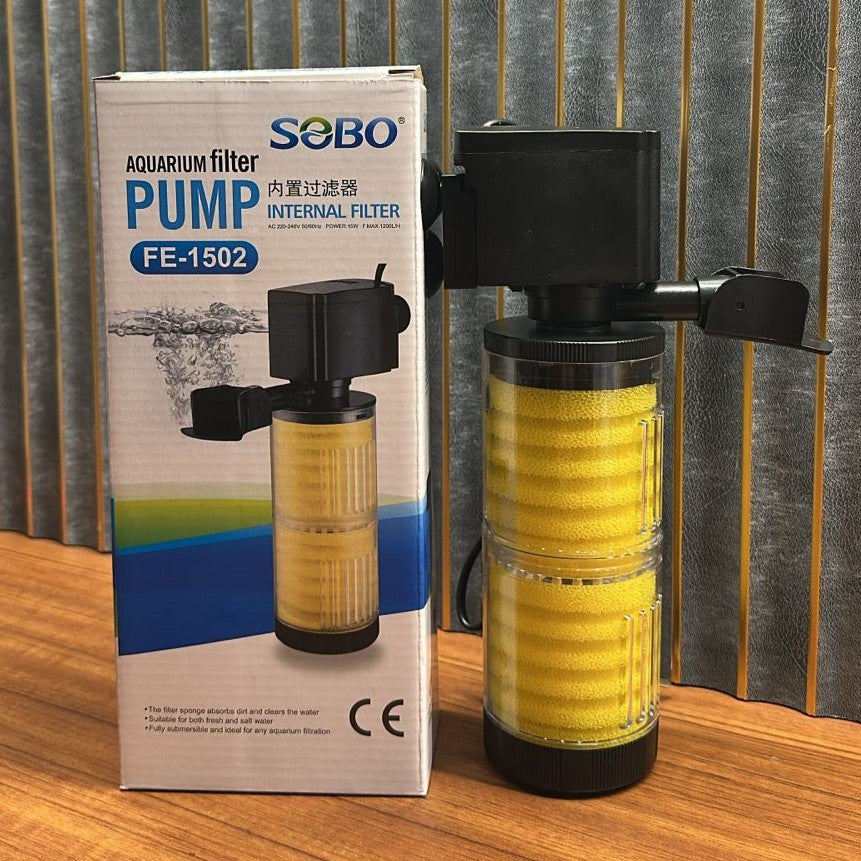 Sobo FE-1502 Aquarium Internal Filter (15W) – 1200 L/H