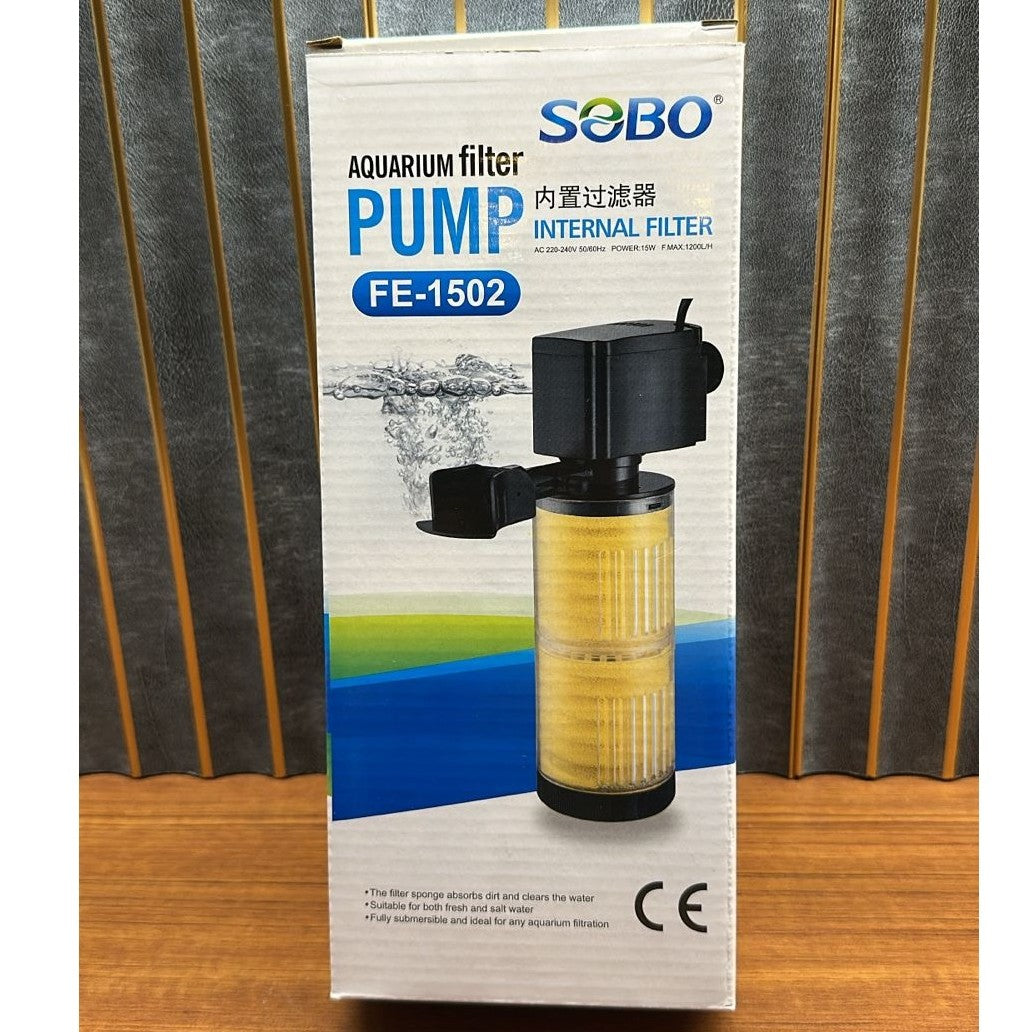 Sobo FE-1502 Aquarium Internal Filter (15W) – 1200 L/H