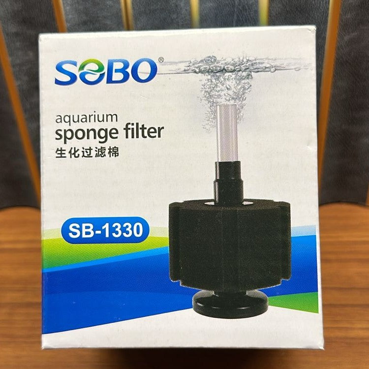 Sobo SB-1330 Aquarium Sponge Filter – Advanced Biochemical Airlift Filter