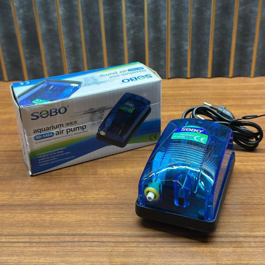 Sobo SB-548A Aquarium Air Pump (3W) – Single Outlet Oxygenator