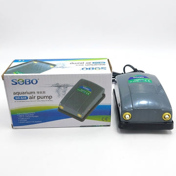 SOBO SB-648 Aquarium Air Pump (5W) – Dual Outlet