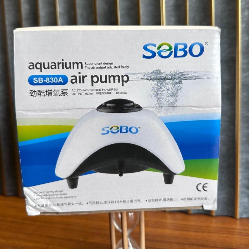 Sobo SB-830A Adjustable Aquarium Air Pump (5W) – Super Silent 6L/Min