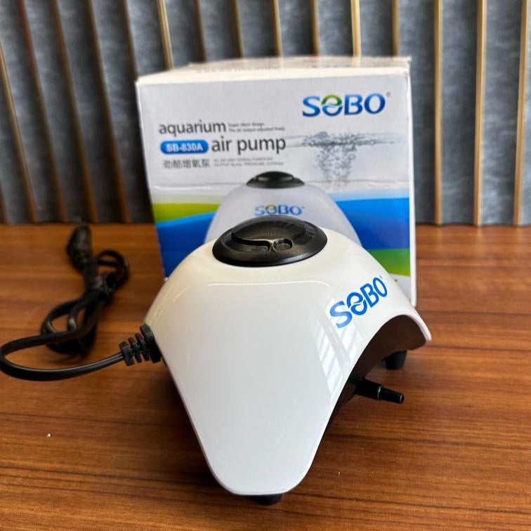 Sobo SB-830A Adjustable Aquarium Air Pump (5W) – Super Silent 6L/Min