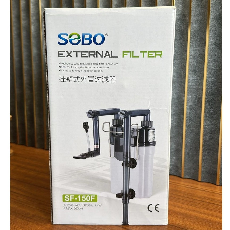 Sobo SF-150F Aquarium External Hang-On Filter (7.4W) – 260 L/H