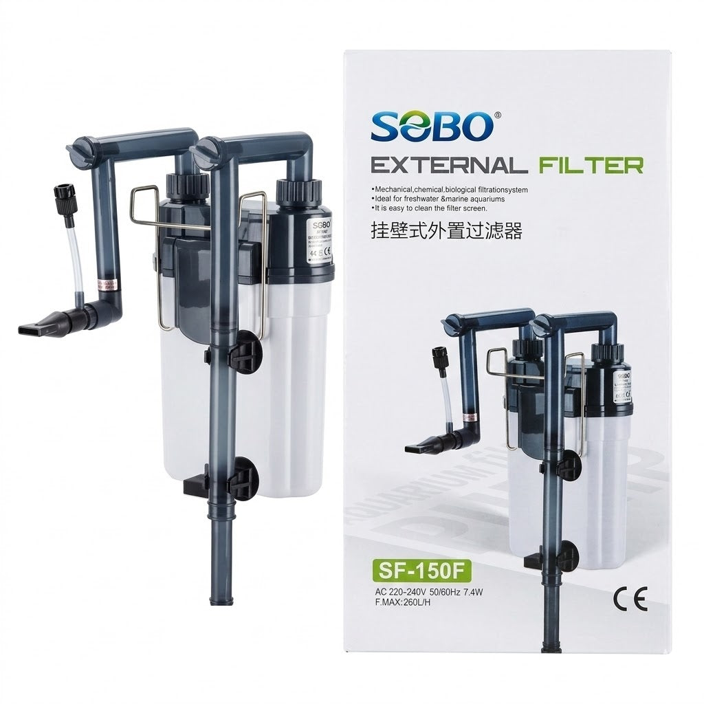 Sobo SF-150F Aquarium External Hang-On Filter (7.4W) – 260 L/H