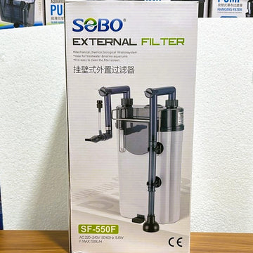 Sobo SF-550F Aquarium External Hang-on Filter 8.6 Watts 500 L/H