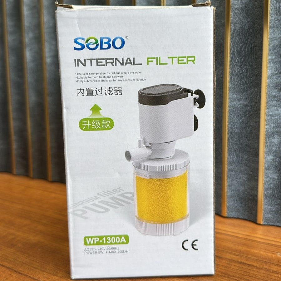 Sobo WP-1300A Upgraded Aquarium Internal Filter (5W) – 400 L/H