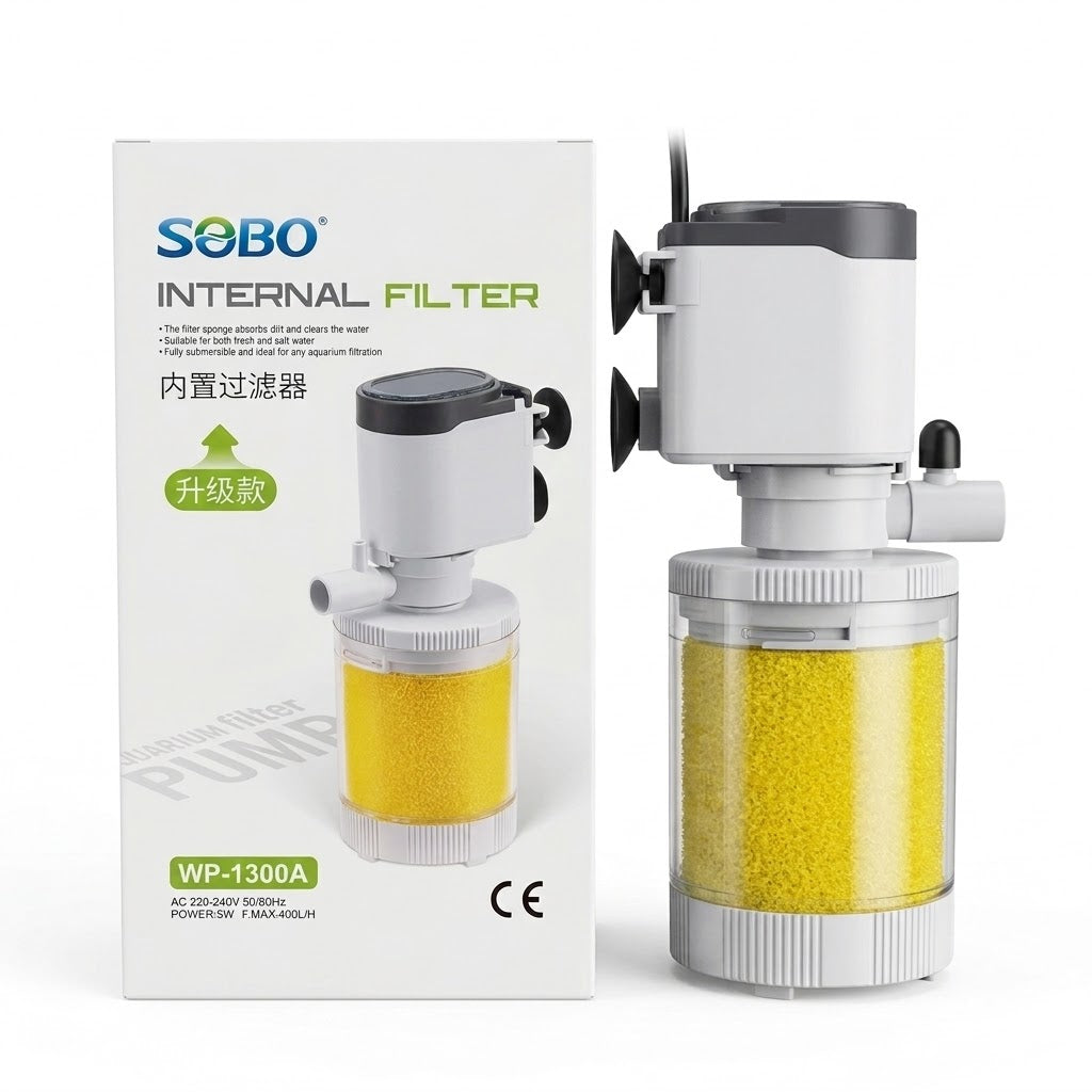Sobo WP-1300A Upgraded Aquarium Internal Filter (5W) – 400 L/H