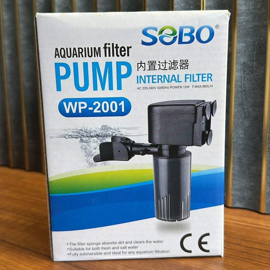 Sobo WP-2001 Aquarium Internal Filter (15W) – 880 L/H