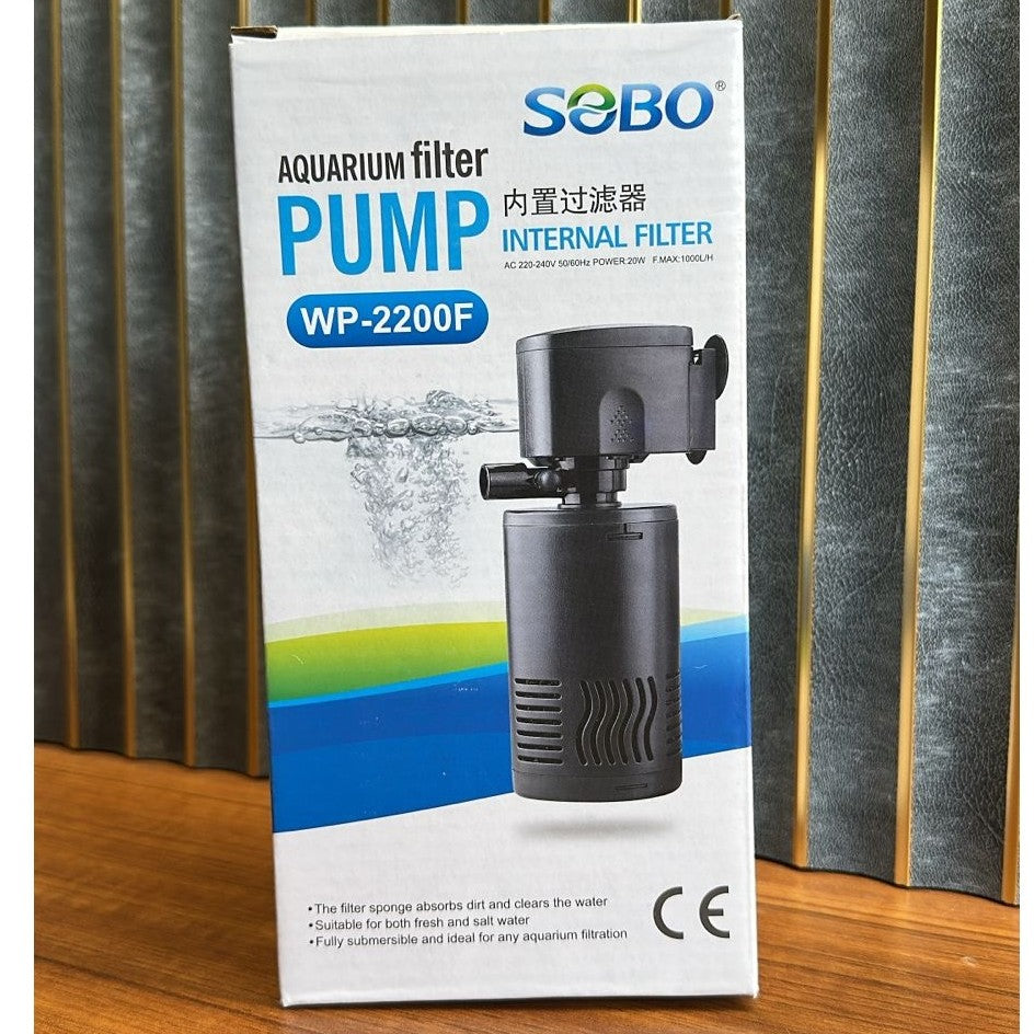 Sobo WP-2200F Aquarium Internal Filter (20W) – 1000 L/H