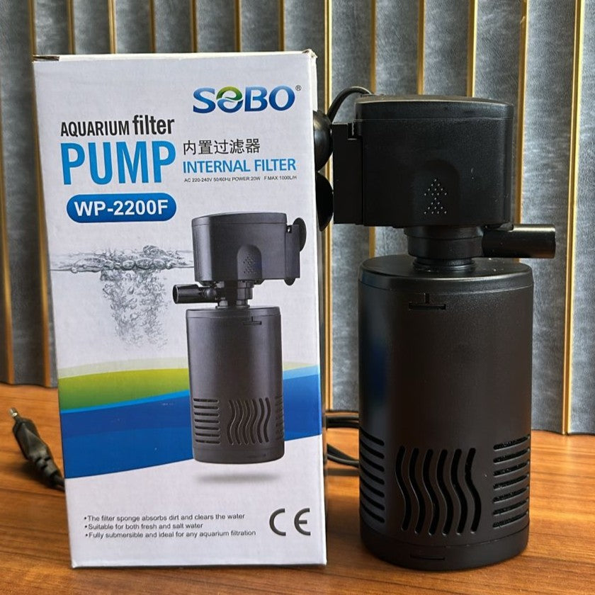 Sobo WP-2200F Aquarium Internal Filter (20W) – 1000 L/H