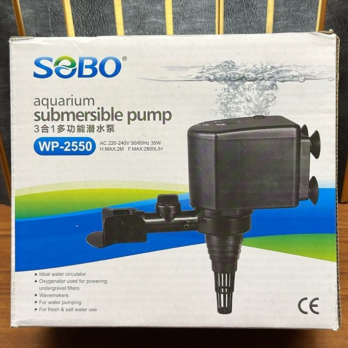Sobo WP-2550 Aquarium Power Head & Submersible Pump (35W) – 2800 L/H