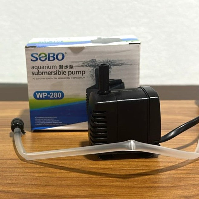 Sobo WP-280 Mini Submersible Water Pump (5W) – 300 L/H for Nano Aquariums