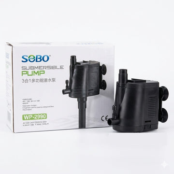 Sobo WP-2990 Aquarium Submersible Pump & Power Head (25W) – 1500 L/H