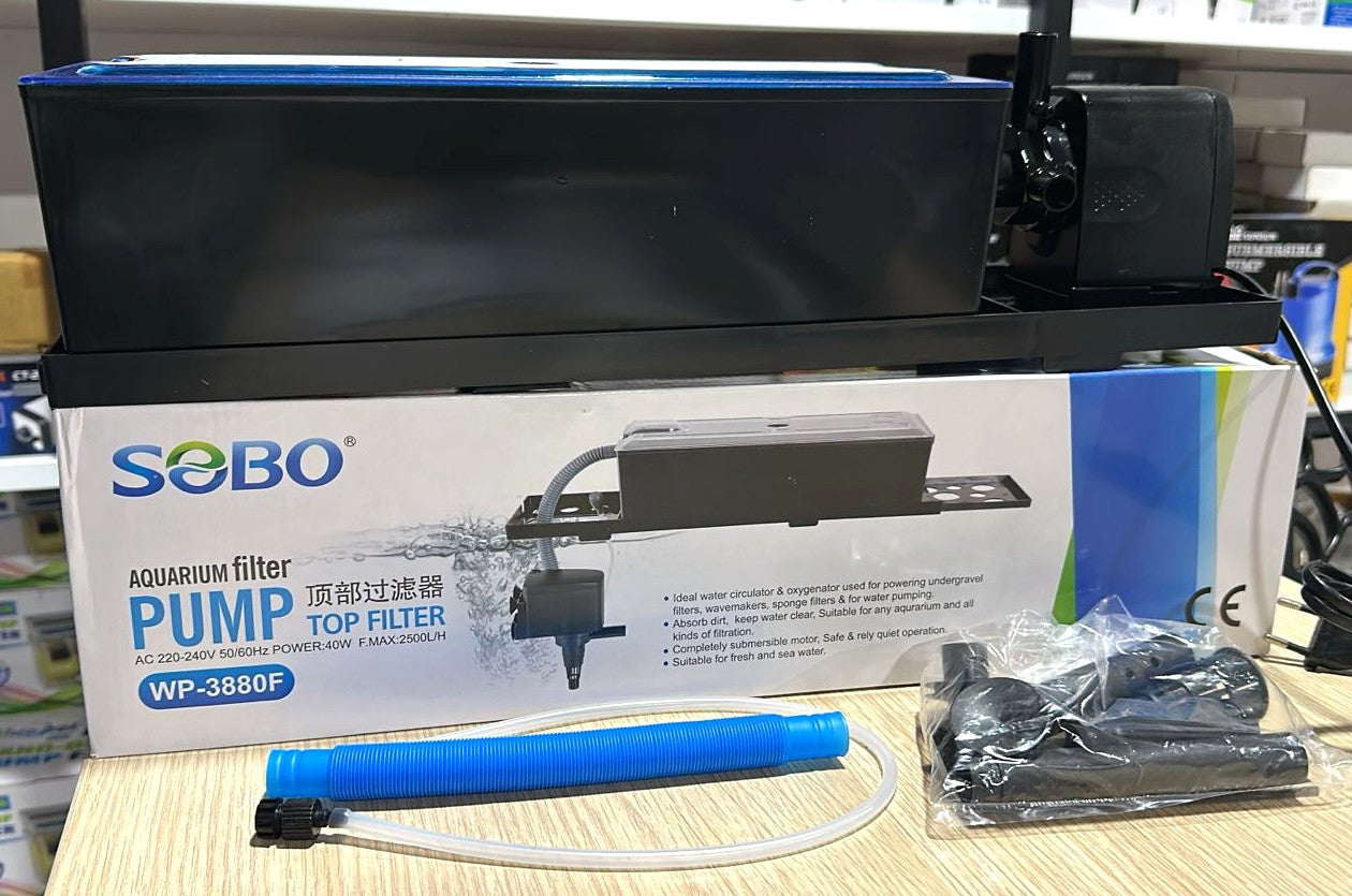 SOBO WP-3880F Aquarium Top Filter System (40W, 2500 L/H)