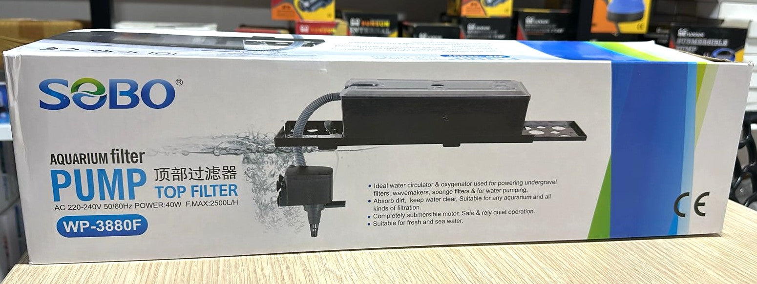 SOBO WP-3880F Aquarium Top Filter System (40W, 2500 L/H)
