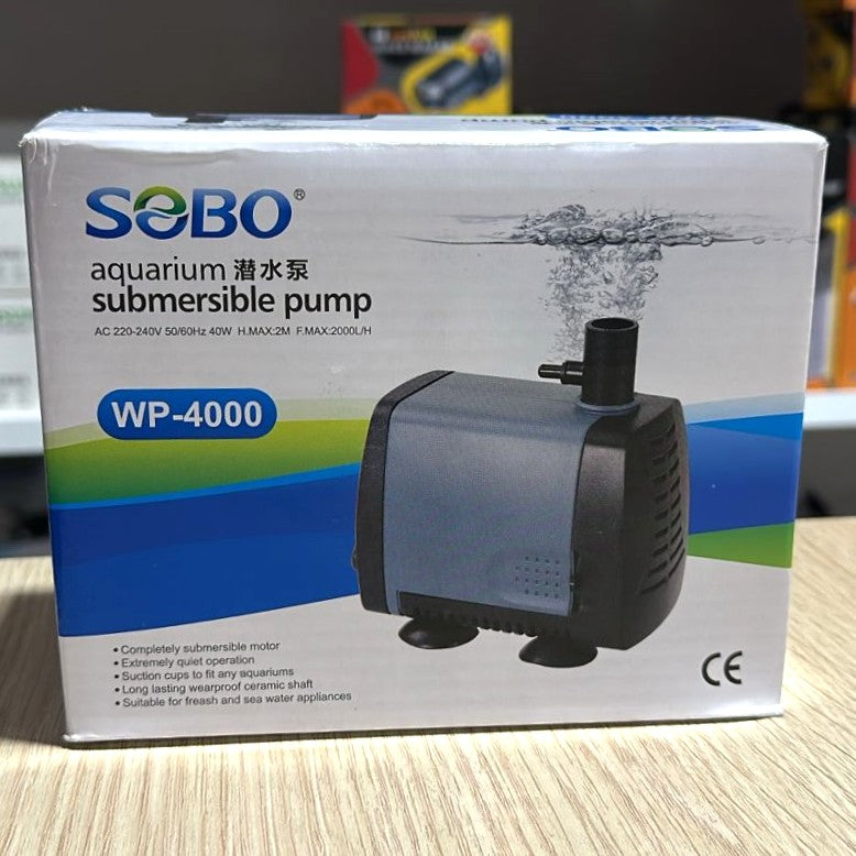 SOBO WP-4000 Submersible Water Pump (40W, 2000 L/H)