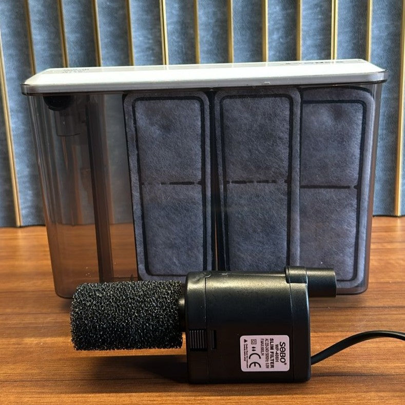Sobo WP-408H Slim Hang-On Aquarium Filter (6.8W, 680 L/H)