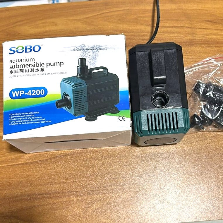 Sobo WP-4200 Submersible Water Pump 55 Watts – 3000 L/H High