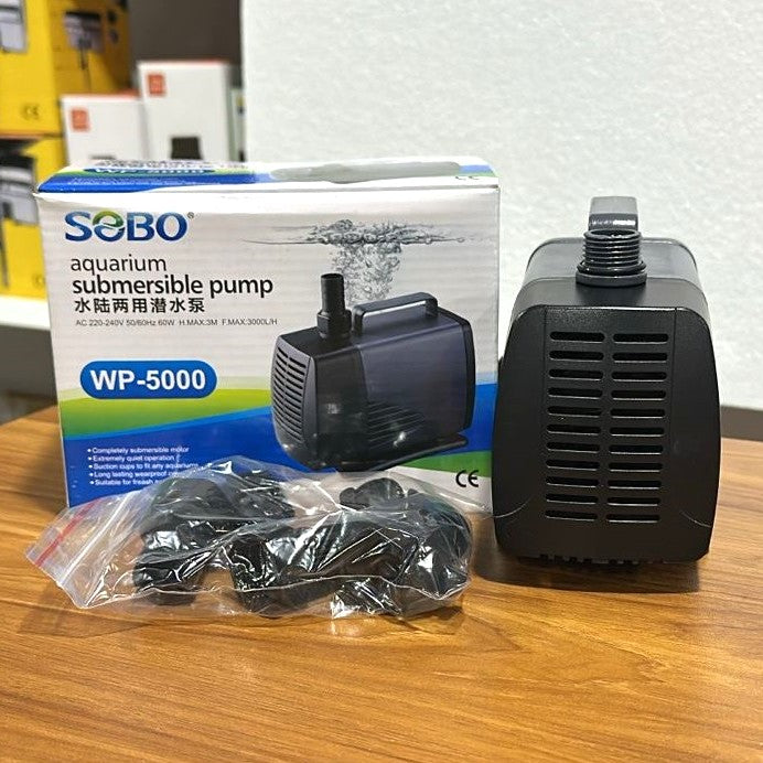 Sobo WP-5000 Submersible Water Pump 60 Watts – 3000 L/H