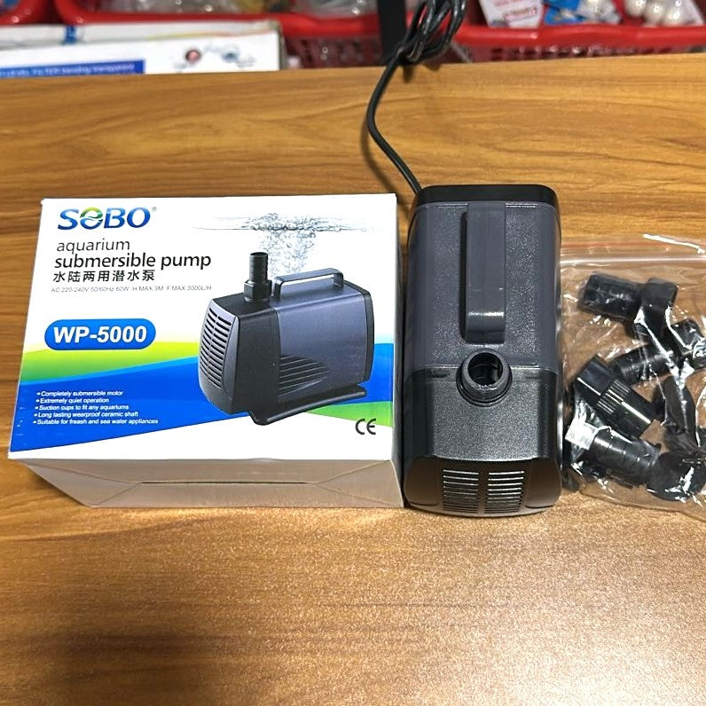 Sobo WP-5000 Submersible Water Pump 60 Watts – 3000 L/H