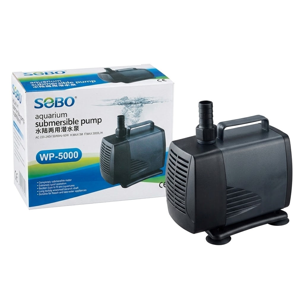 Sobo WP-5000 Submersible Water Pump 60 Watts – 3000 L/H