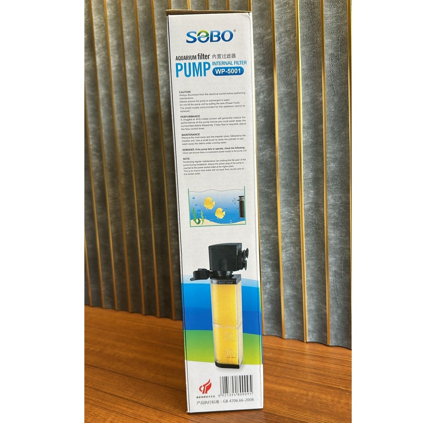 Sobo WP-5001 Aquarium Internal Filter (40W) – 2800 L/H