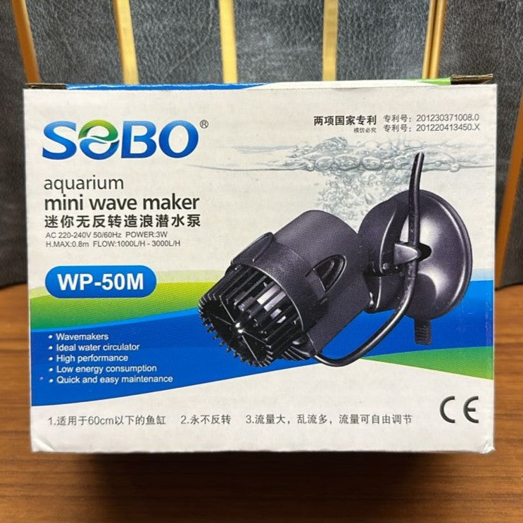 Sobo WP-50M Mini Aquarium Wave Maker (3W) – for Fresh & Marine Tanks
