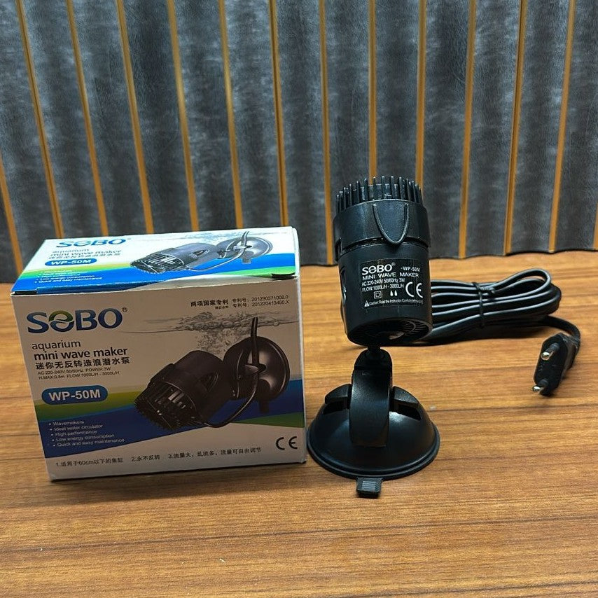 Sobo WP-50M Mini Aquarium Wave Maker (3W) – for Fresh & Marine Tanks