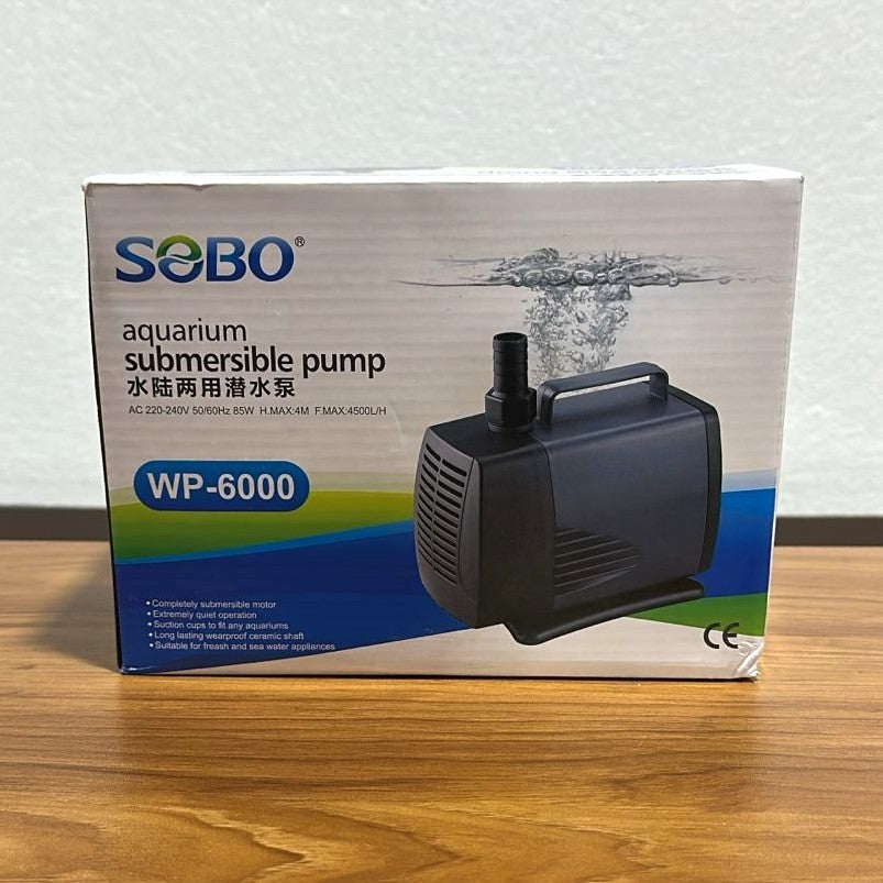 Sobo WP-6000 Submersible Water Pump (85W) – Heavy-Duty 4500 L/H Pump for Aquariums, Sumps & Ponds