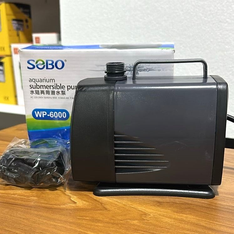 Sobo WP-6000 Submersible Water Pump (85W) – Heavy-Duty 4500 L/H Pump for Aquariums, Sumps & Ponds