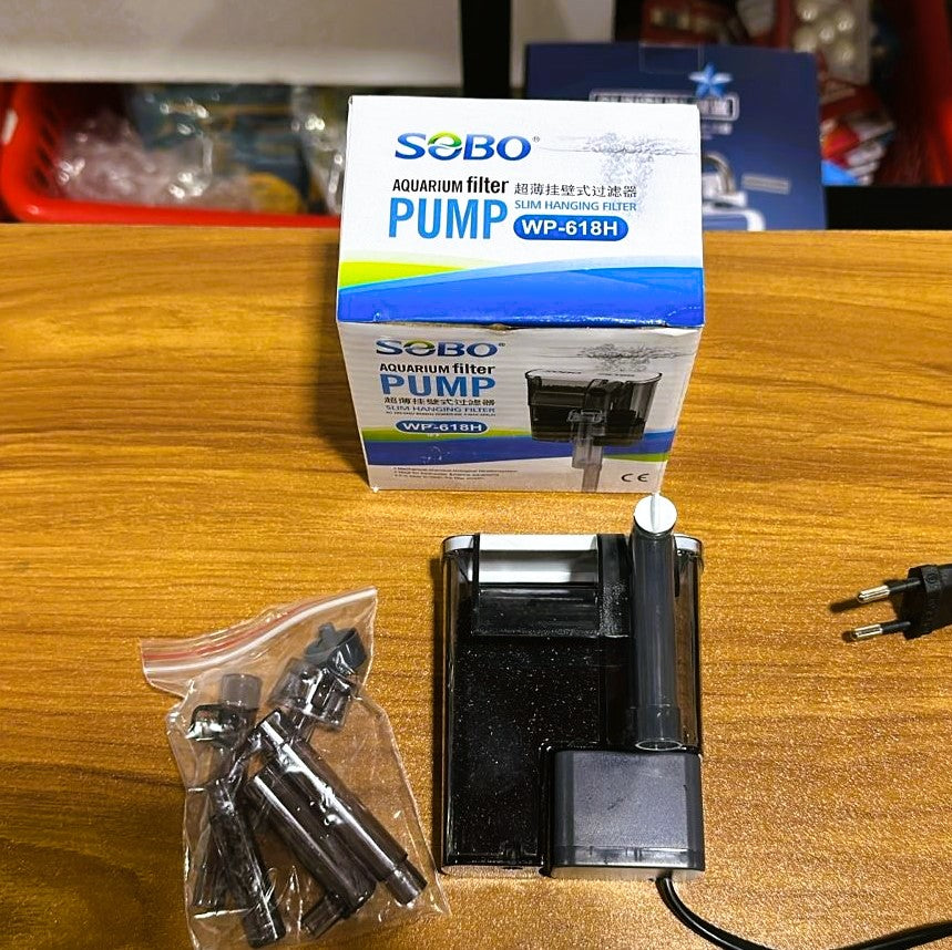 Sobo WP-618H Slim Aquarium Hang-On-Filter (5W) – 280 L/H