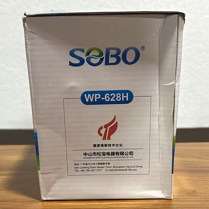 Sobo WP-628H Aquarium Hang-On-Back Filter (6W) – 400 L/H