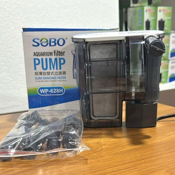 Sobo WP-628H Aquarium Hang-On-Back Filter (6W) – 400 L/H
