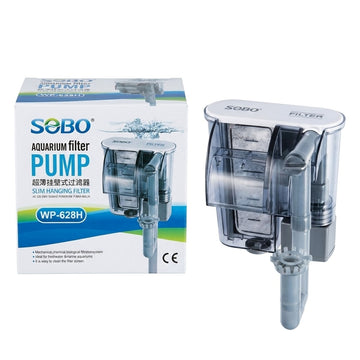 Sobo WP-628H Aquarium Hang-On-Back Filter (6W) – 400 L/H