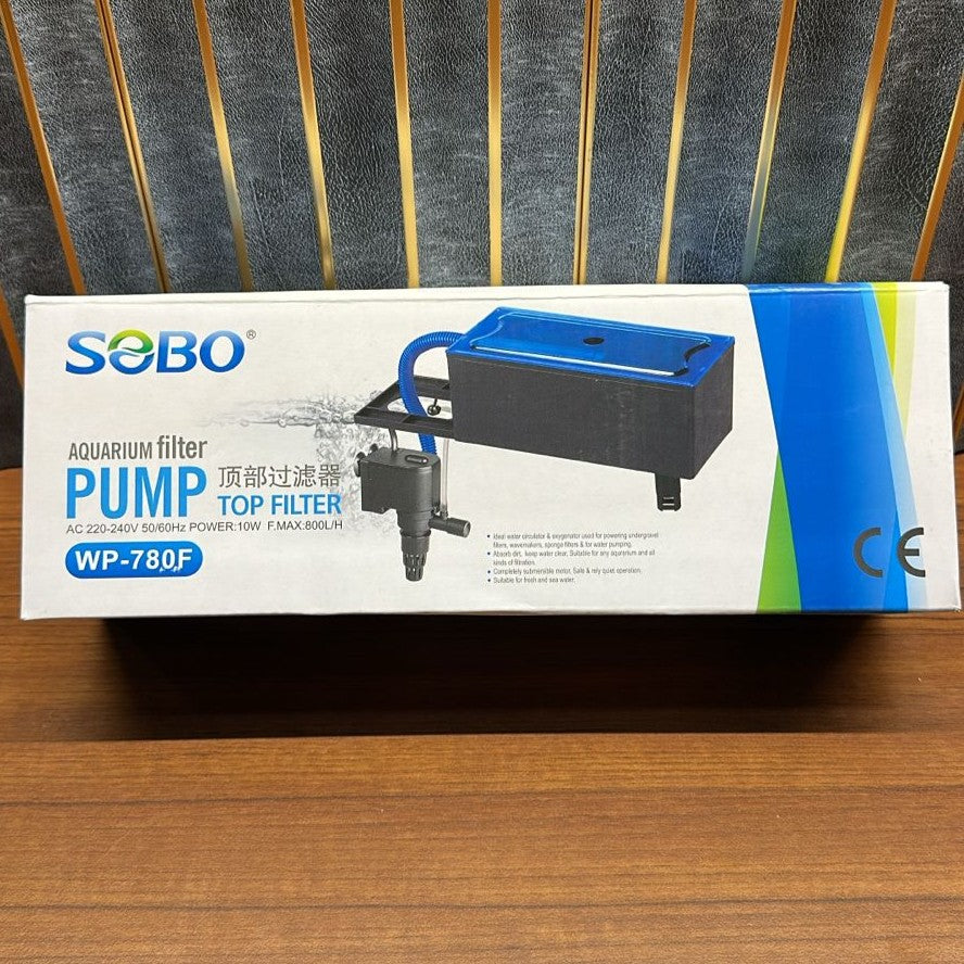 Sobo WP-780F Aquarium Top Filter (10W) – 800 L/H Overhead Filtration