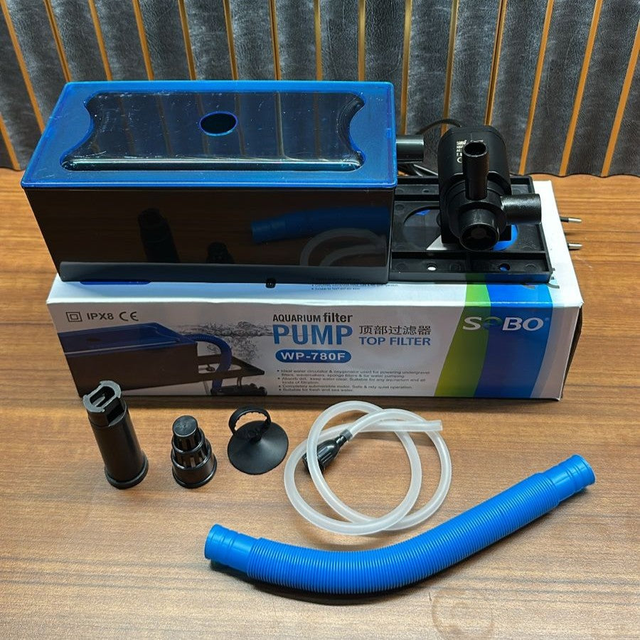 Sobo WP-780F Aquarium Top Filter (10W) – 800 L/H Overhead Filtration