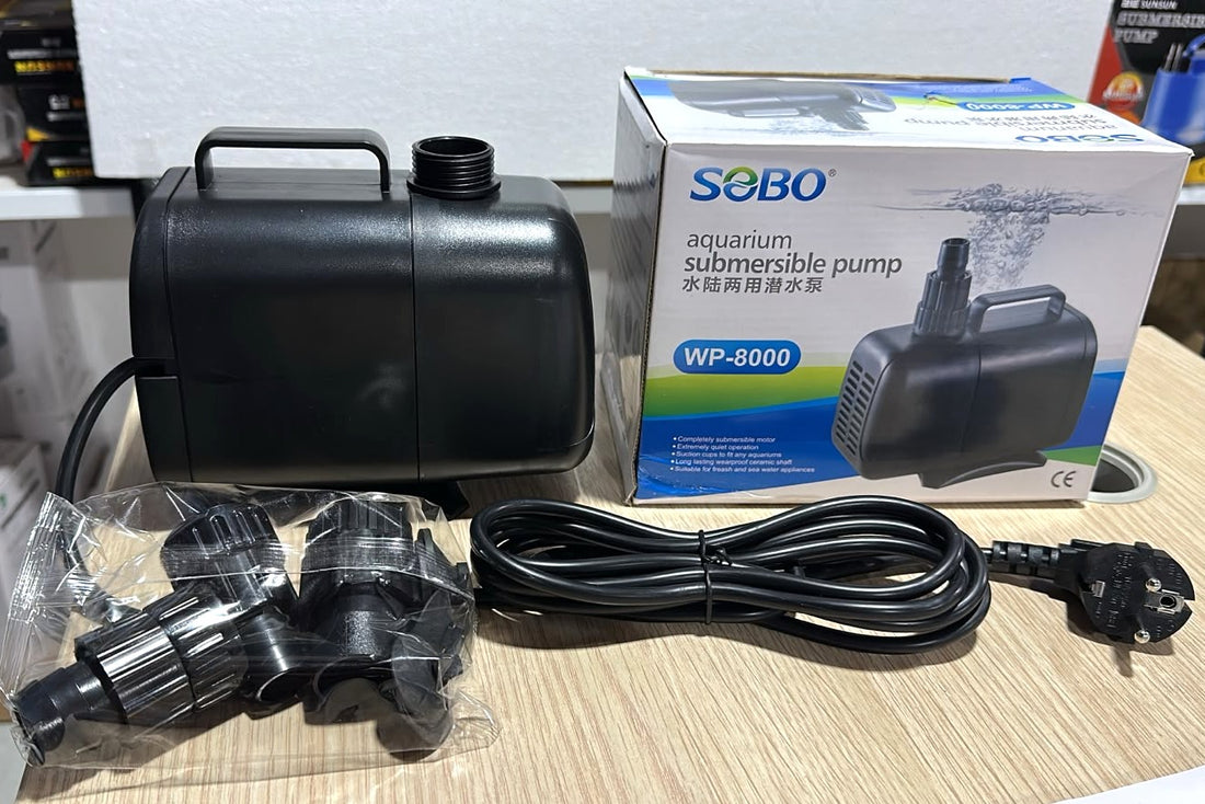 Sobo WP-8000 Aquarium Submersible Water Pump (135W, 6000 L/H)