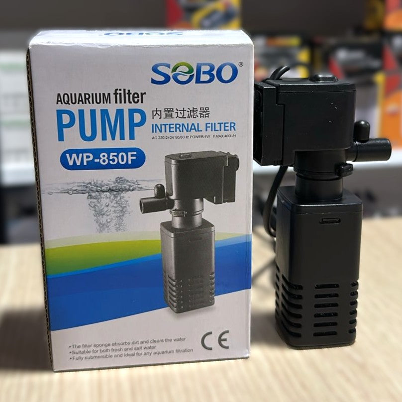 SOBO WP-850F Aquarium Internal Filter Pump (4W, 400 L/H)