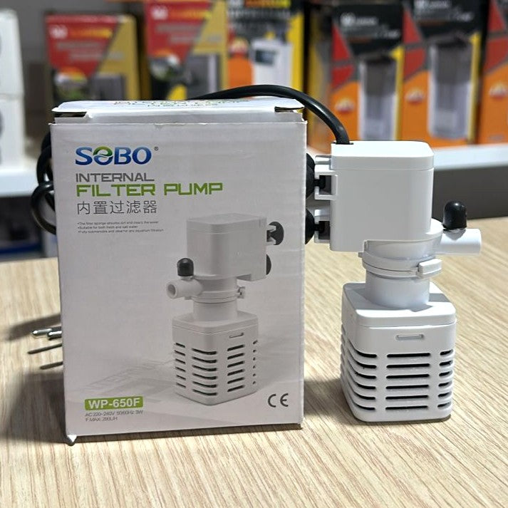 SOBO WP-650F Aquarium Internal Filter Pump (3W, 280 L/H)