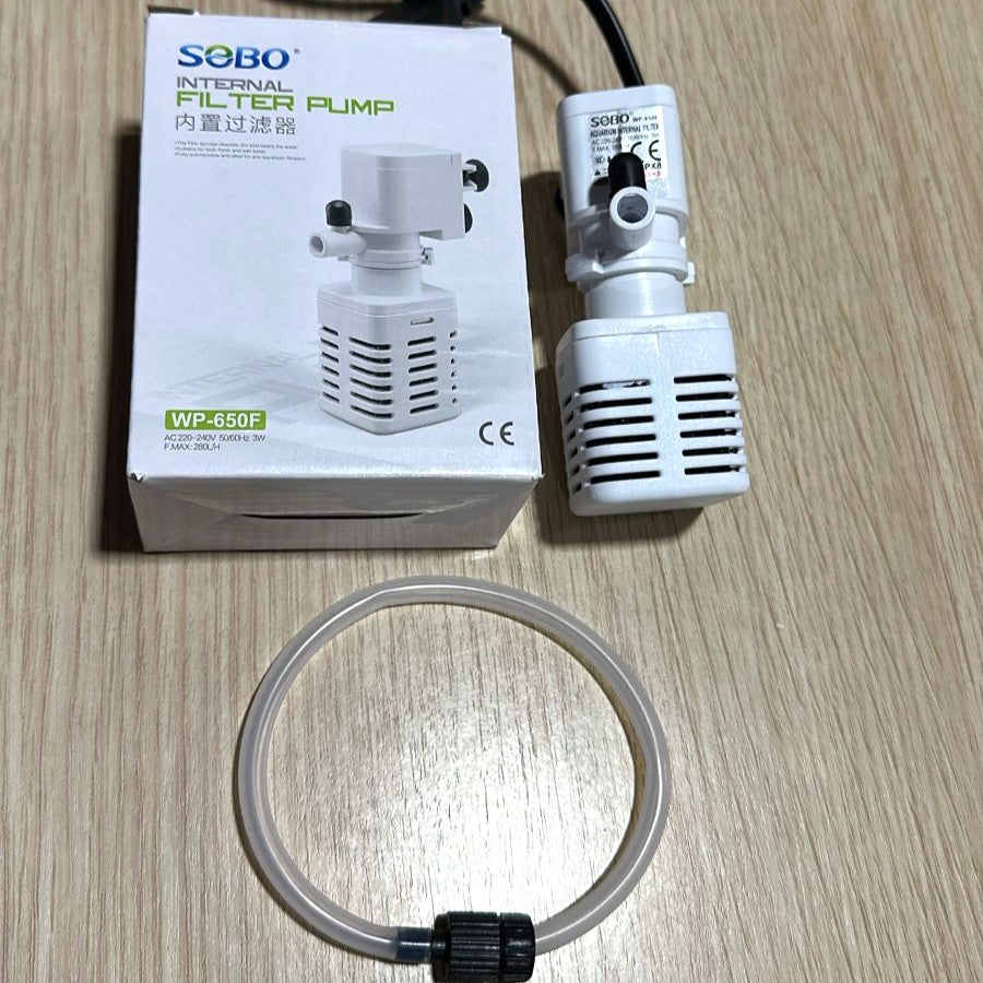 SOBO WP-650F Aquarium Internal Filter Pump (3W, 280 L/H)