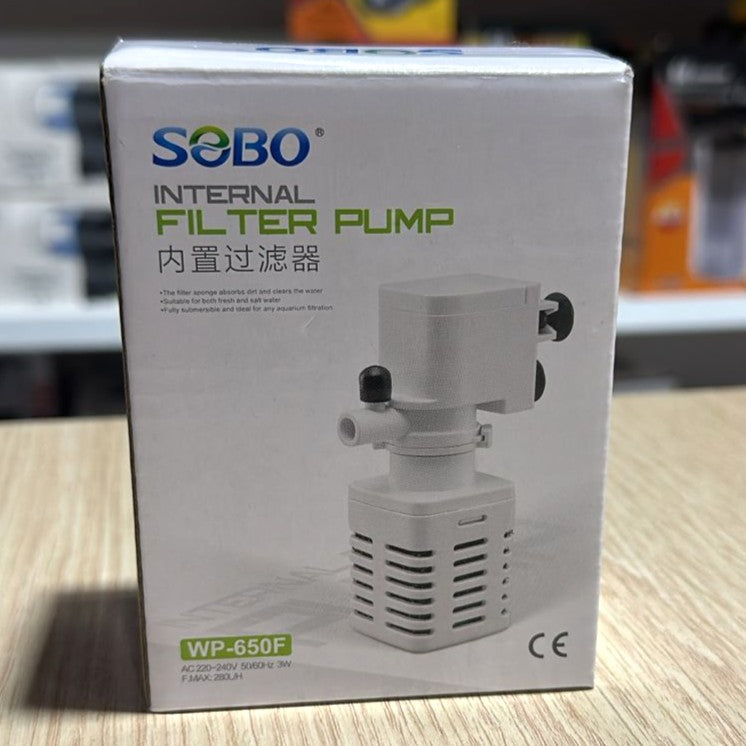 SOBO WP-650F Aquarium Internal Filter Pump (3W, 280 L/H)