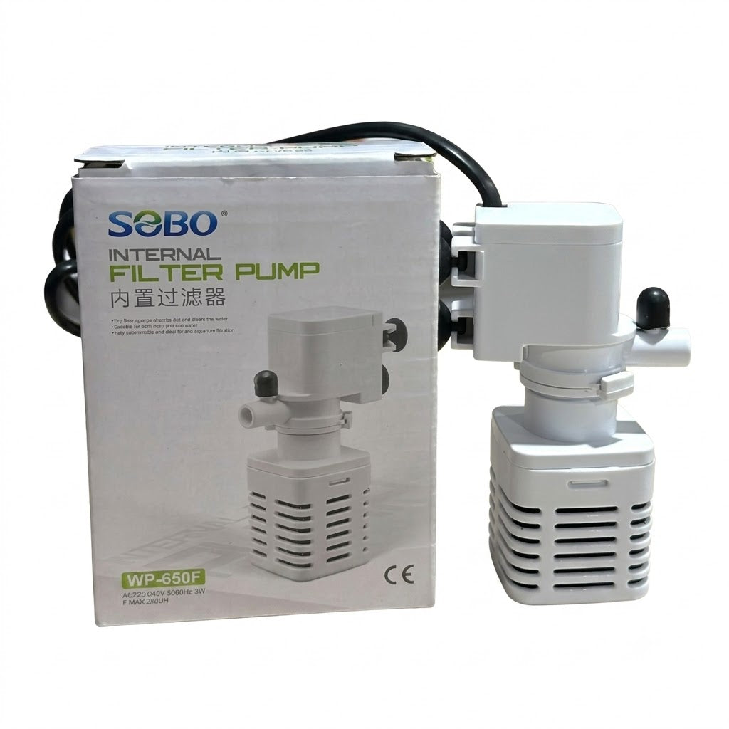 SOBO WP-650F Aquarium Internal Filter Pump (3W, 280 L/H)