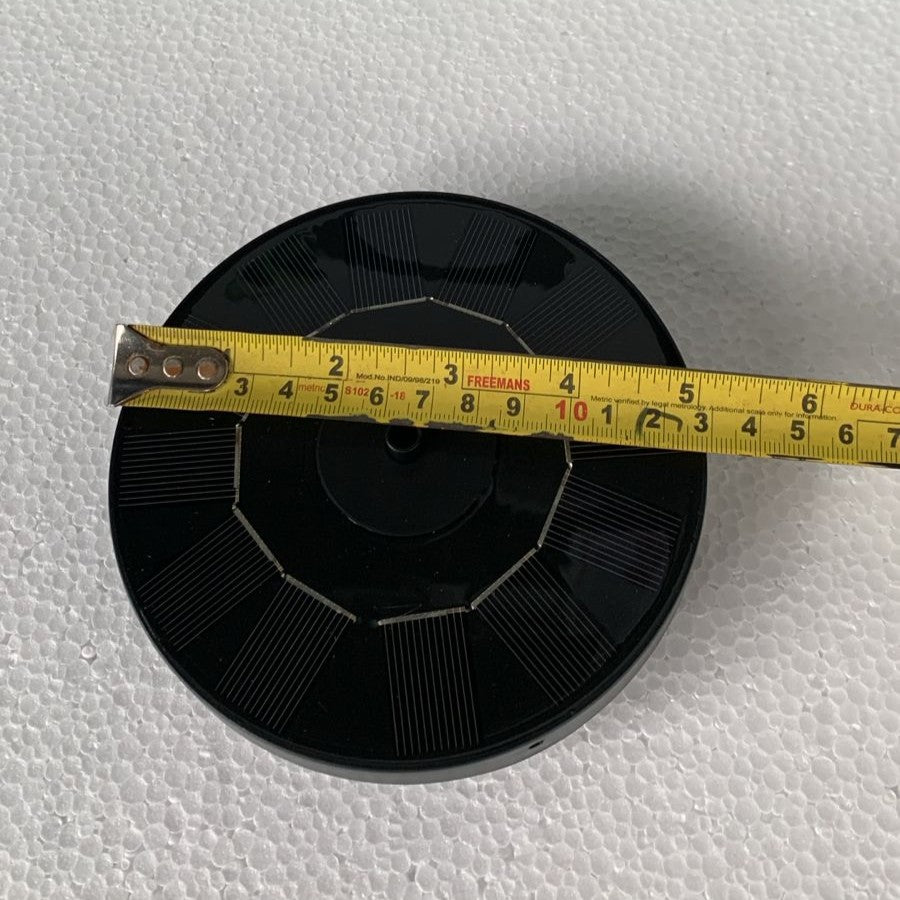 Solar Floating Fountain Pump 13 cm Diameter with 6 Fountain Nozzles - 4
