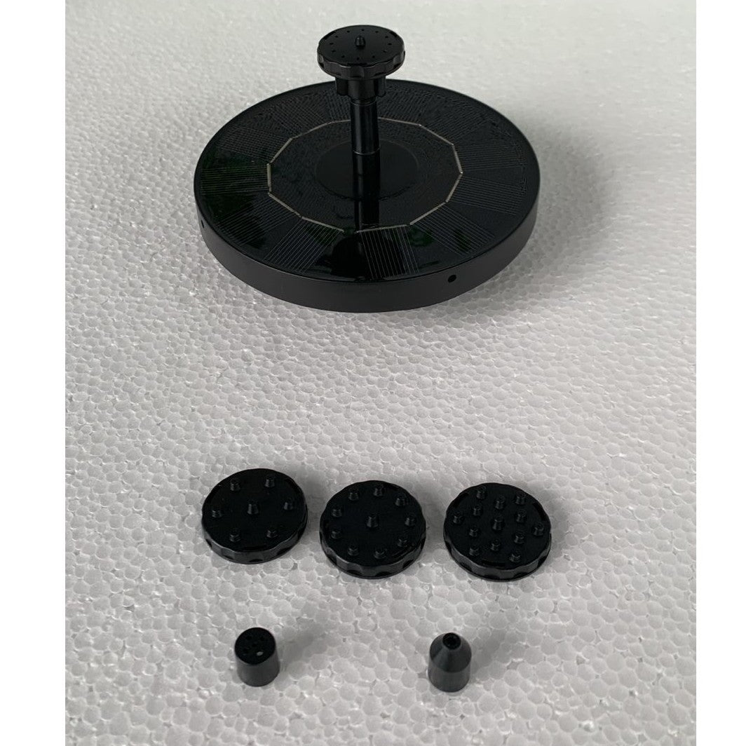 Solar Floating Fountain Pump 13 cm Diameter with 6 Fountain Nozzles - 9