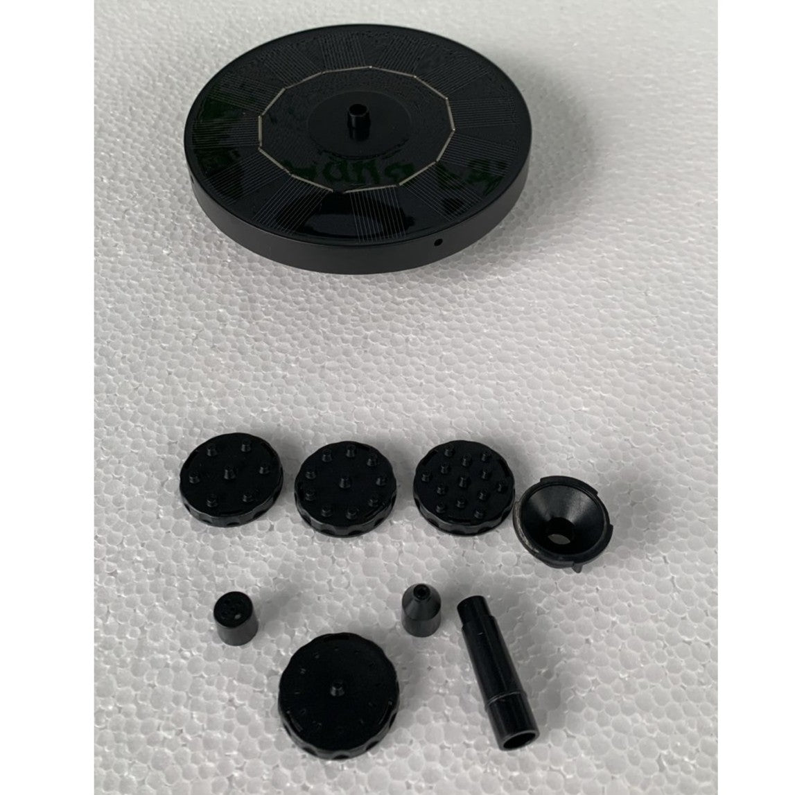 Solar Floating Fountain Pump 13 cm Diameter with 6 Fountain Nozzles - 8