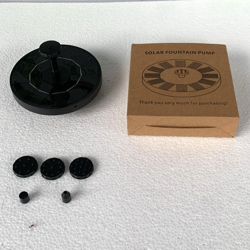 Solar Floating Fountain Pump 13 cm Diameter with 6 Fountain Nozzles - 7
