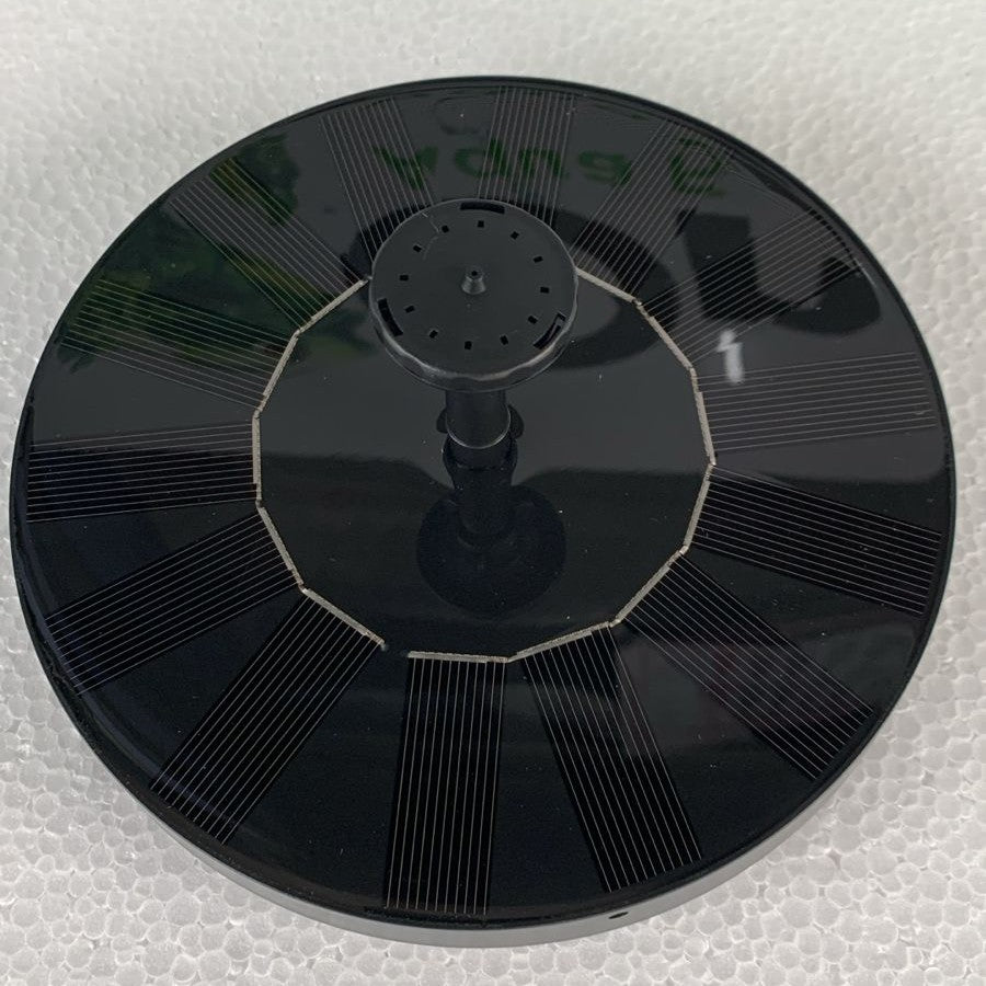 Solar Floating Fountain Pump 16 cm Diameter with 6 Fountain Nozzles - 8
