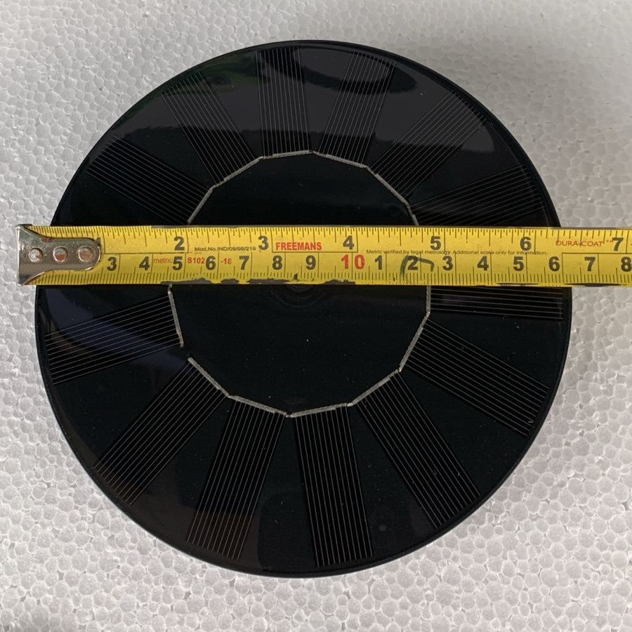 Solar Floating Fountain Pump 16 cm Diameter with 6 Fountain Nozzles - 6