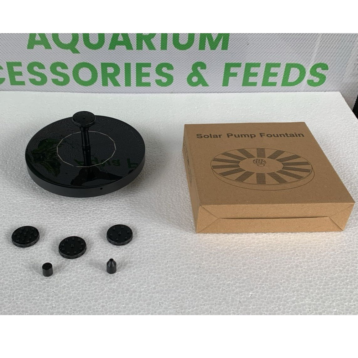 Solar Floating Fountain Pump 16 cm Diameter with 6 Fountain Nozzles - 5